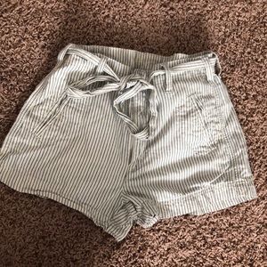 American Eagle striped shorts